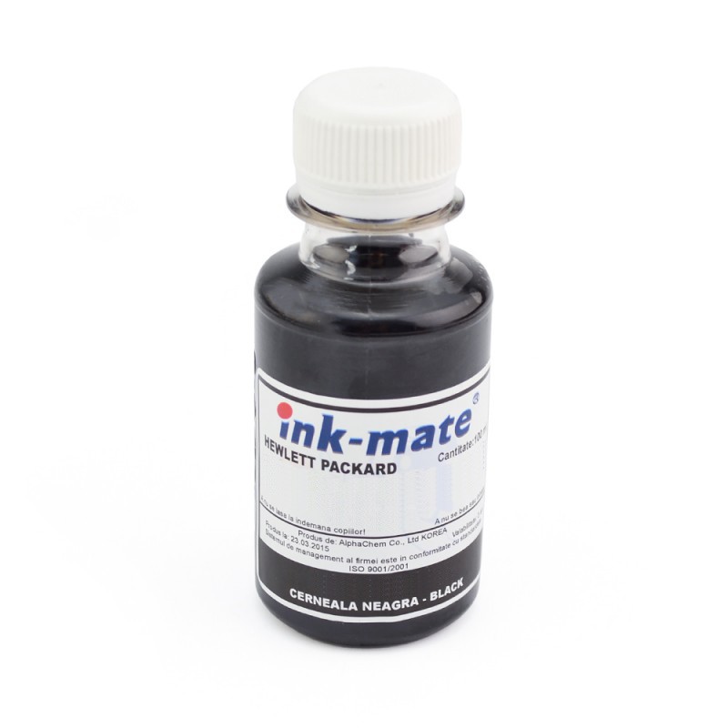 Cerneala refil black (negru) pentru imprimantele HP 1000 ml - imagine 3